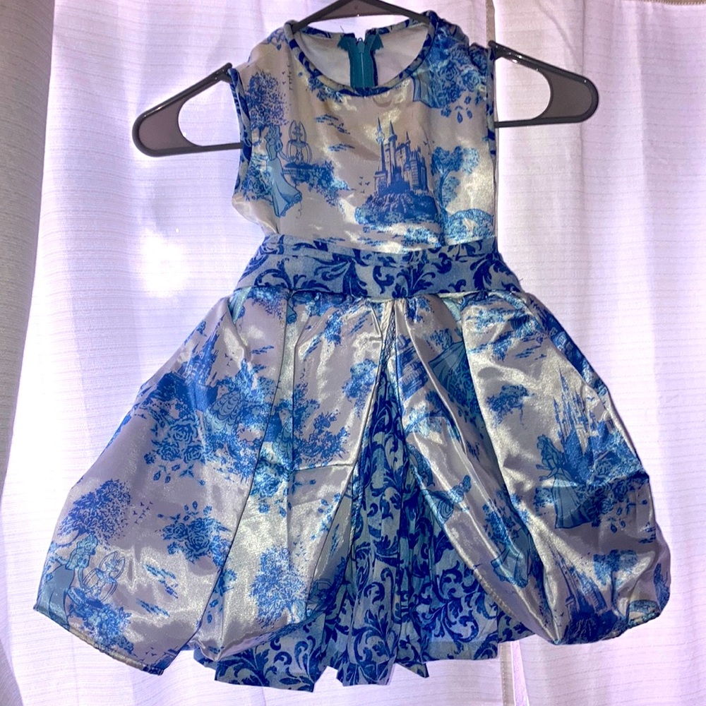 Custom blue Disney dress girls size 4